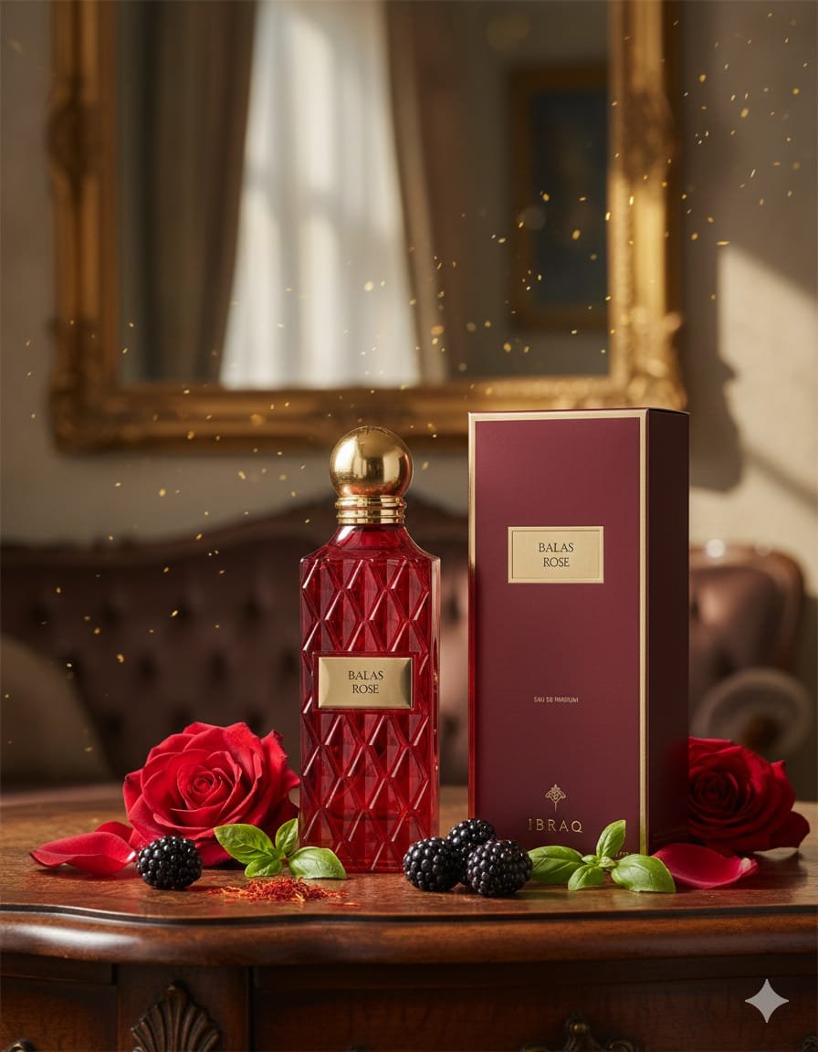 BALAS ROSE – Eau De Parfum by IBRAQ (Red Edition)